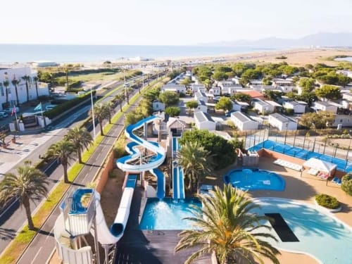 Vue aérienne CAMPING MAR ESTANG SIBLU VILLAGE 4*