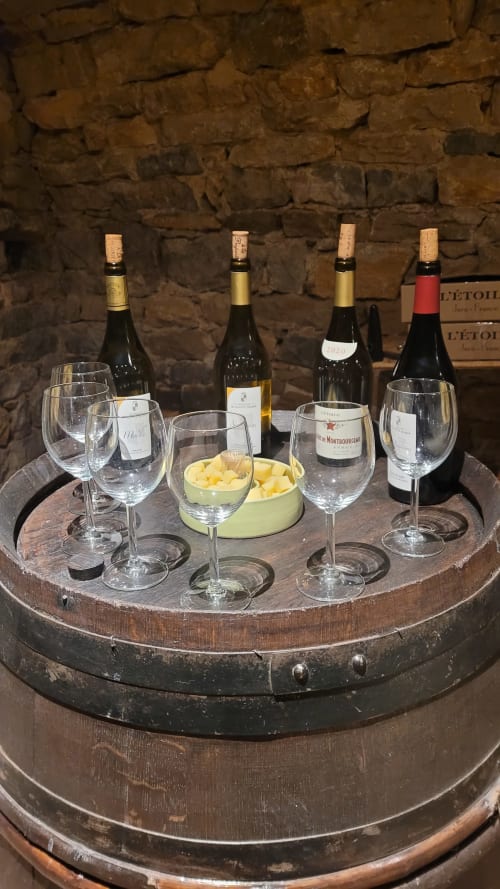 dégustation de vins et comté