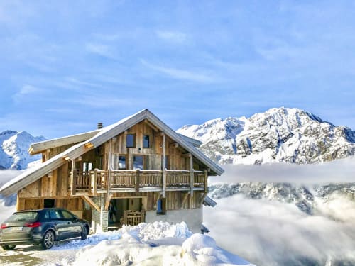 Chalet le Perchoir, Vue montagne, le perchoir, chalet accroché à la montagne