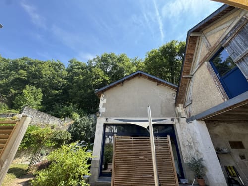 Amboise, Touraine, Forêt, maison, terrasse, jardin
