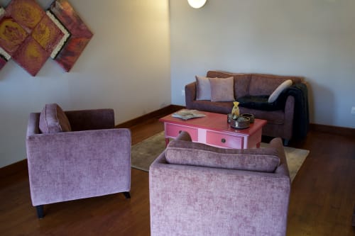 vintage and refurbished coffee table 
