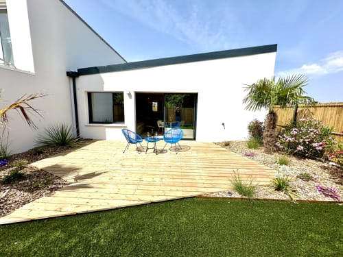 Chambre avec jacuzzi et sa Terrasse extérieure 