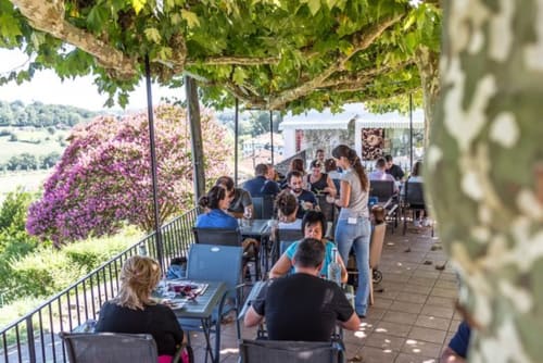 La terrasse du Salon Cyrano 