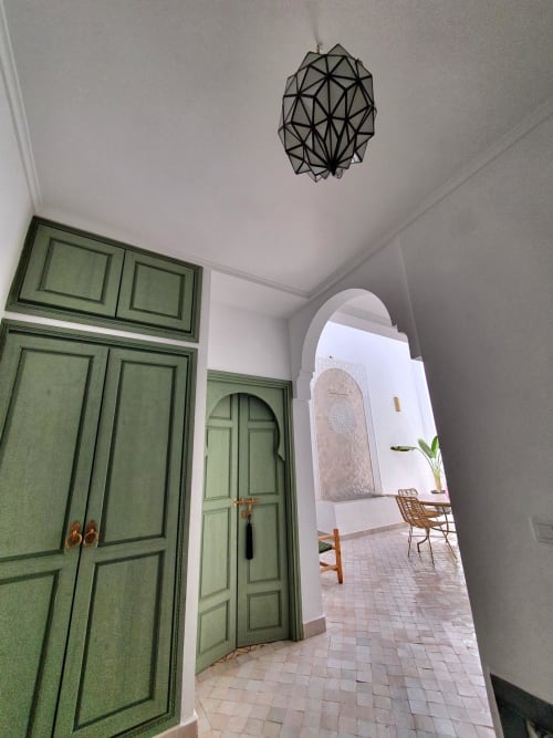 Entrée d'un Riad privatisé à Marrakech