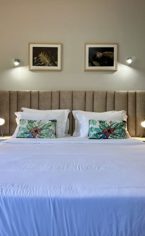 Cama King Size em quarto duplo deluxe