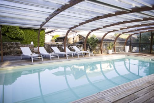 Piscine privative, location de maison dans le sud Aveyron, Martrin