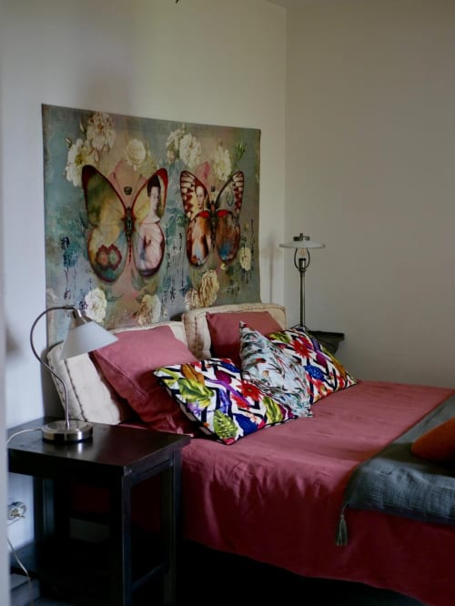 Chambre lit king size pour un séjour au calme,  en pleine nature entre amis, en famille ou en couple.