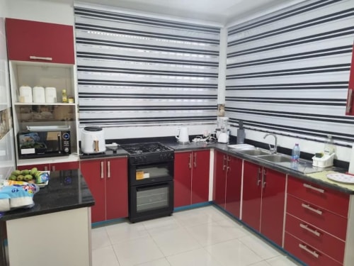 Modern well equipped kitchen
