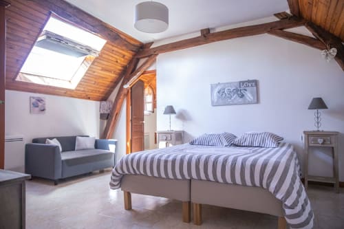 Chambre maison des Pandas à Chémery