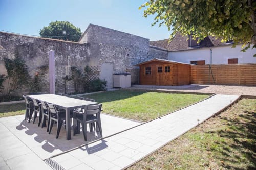 Jardin maison des Pandas à Chémery