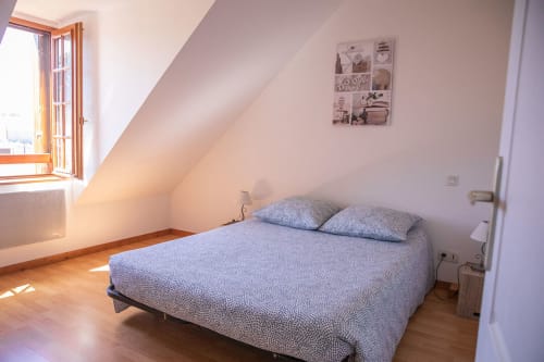 Chambre maison des Perroquets à Chémery