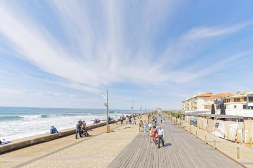 Promenade Anglet au Pied de la location de vacances Golden Sand Biarritz Anglet