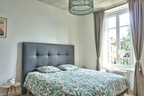 Chambre Bohème à l'Auberge Ti'gousket, à Guingamp, spacieuse et lumineuse, lit King size