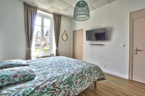 Chambre Bohème à l'Auberge Ti'gousket, à Guingamp, spacieuse et lumineuse, lit King size