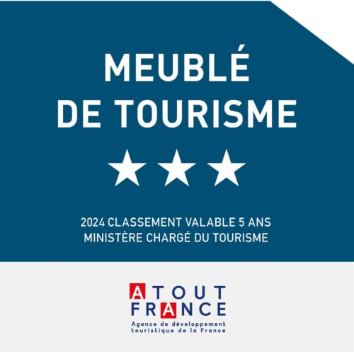 Certification 3 étoiles du meuble de tourisme français pour Les Secrets de Winna, hôtel romantique en Nouvelle-Aquitaine