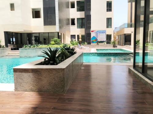 alojamiento con piscina Dakar