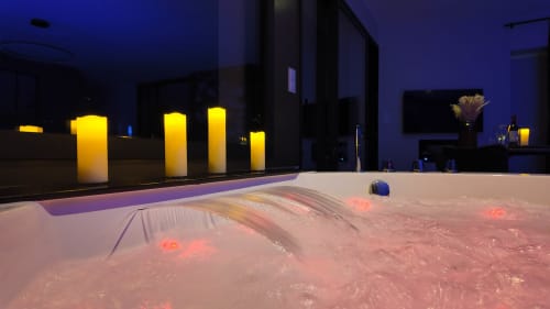 Chambre avec jacuzzi, la suite Passion