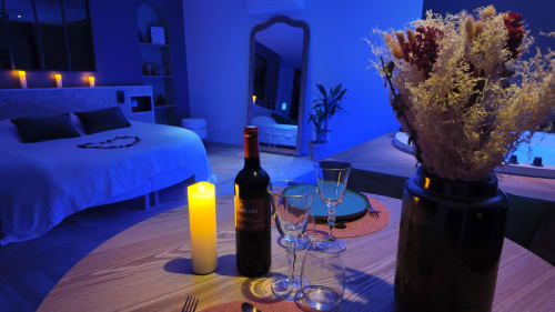La suite Passion, chambre avec jacuzzi