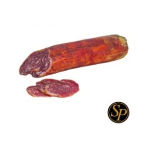 Chorizo curado español en rodajas, especialidad de Mérida en el hotel Gestyp-AT