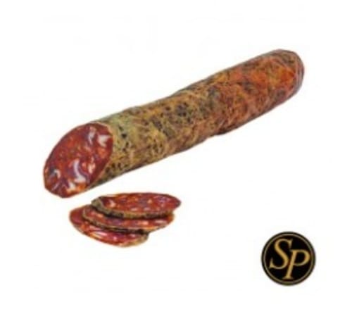Chorizo ibérico en lonchas, oferta de hospitalidad de Mérida