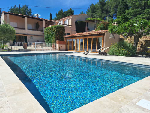 Villa Marco-all day sun at this happy villa with heated pool-le castellet- heated swiming pool-holiday rental-var-holiday home- location saisonniere-8 people-pool house
