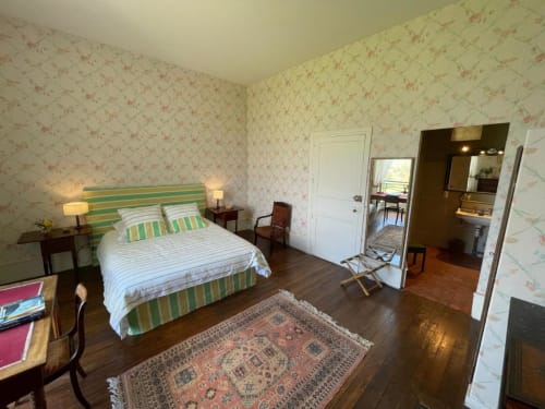 Privatisation des chambres d’hôtes du Château de Vaux Morvan, séjour paisible et nature, Chambre Châtaignier