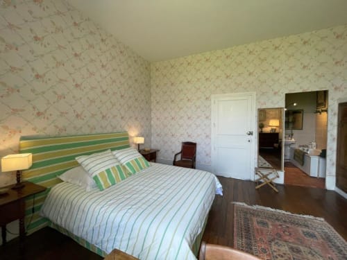 Chambre Châtaignier double au Château de Vaux Morvan, calme absolu et confort