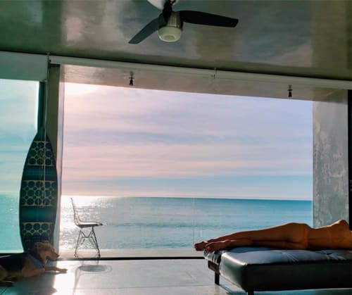 View from beachfront suite