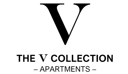 Logo di THE V Collection Apartments, lussuosa struttura ricettiva a Milano, Italia
