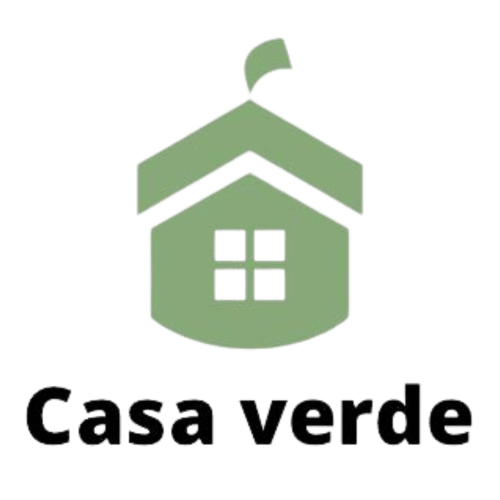 Logo Casa Verde green house con finestra - gestione proprietà hotel Roma, IT