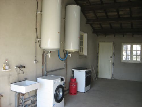 garage lave linge gîte les salines et fleur de sel Noirmoutier en L île