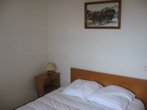 chambre 1 lit 140 cm X 190 cm  gîte fleur de sel  Noirmoutier en L île