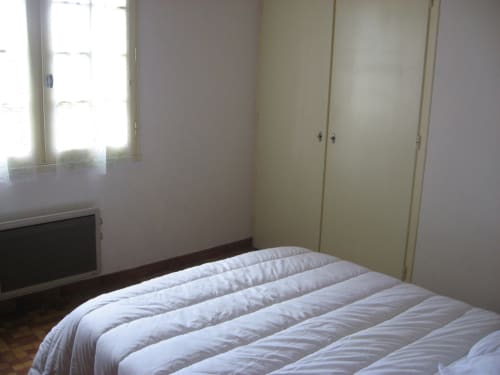 chambre 1 lit 140 cm X 190 cm  gîte fleur de sel  Noirmoutier en L île