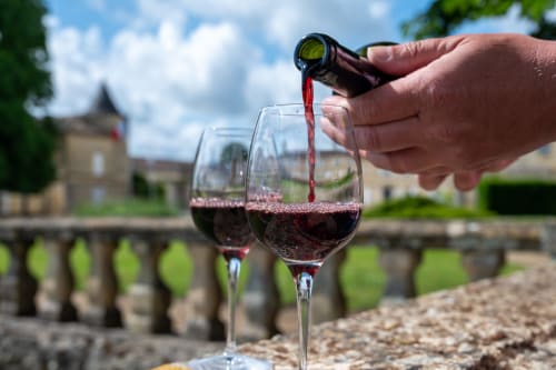  À la Maison Sommet Clos Les Arbories, profitez d'un cadre idyllique pour explorer la route des vins, avec une piscine et un spa pour vous détendre après vos découvertes.