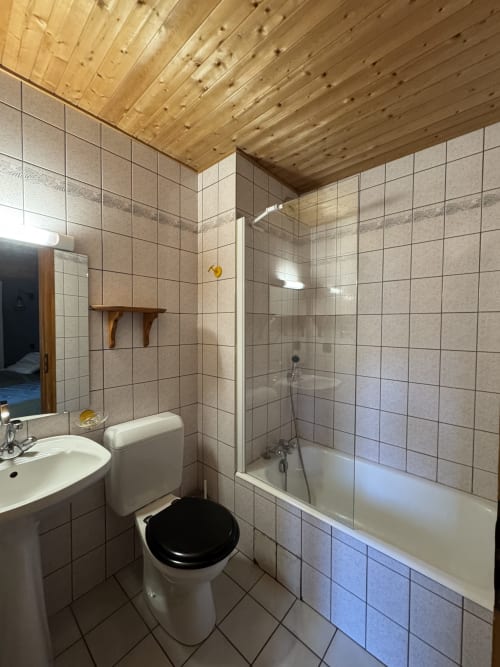 Comfortable twin room at Ardesia Morzine, ideal accommodation for a mountain stay
