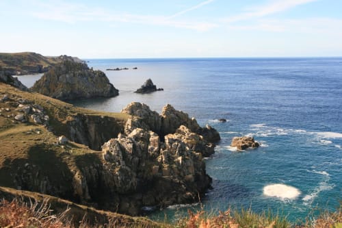 paysage sentier côtier chambres d'hôtes Finistère Douarnenez