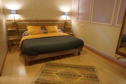 chambre double lit 180 maison d'hôtes Douarnenez Finistère sud en Bretagne