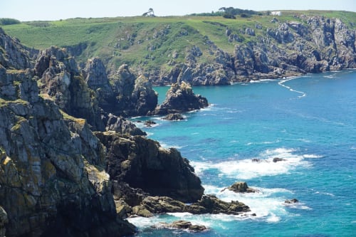 landscape cliffs gr34 hiking bed and breakfast Finistère