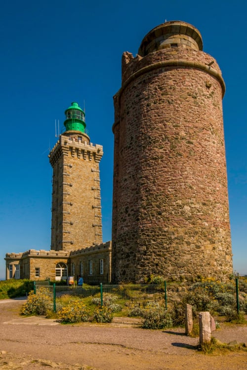 Phares historiques de la Maison Grand Large à Saint-Cast-le-Guildo, Bretagne, France