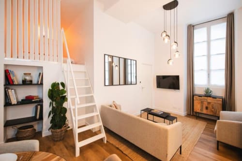Appartement La Mezzanine au Laurencin, appart’hôtel à Sens centre-ville. Cuisine équipée, wifi, linge, arrivée autonome, espace de vie et couchage. Réservez en direct.