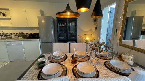Vue d'ensemble salle à manger cuisine maison 2