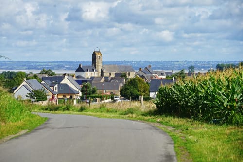 Le village de Beauvoir près des Chambres d'hôte Le Petit Moulin Rouge