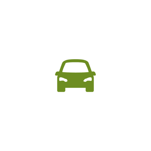 Green car icon for Can Gat Vell bed and breakfast in Girona, Empordà-Catalunya