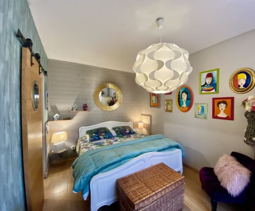 Le cocon Boheme-chambre indépendante avec salle de bain attenante-décoration