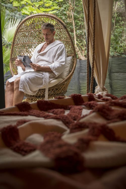 Calme et détente avec cette cabane en bois et sa terrasse privée 