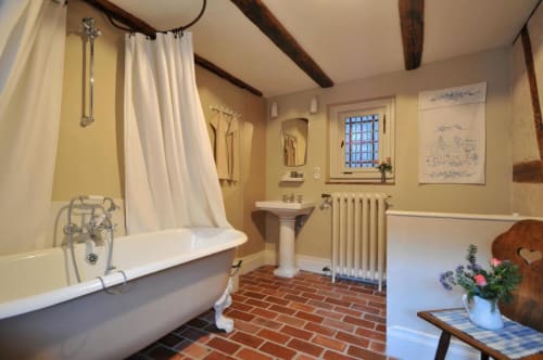 Salle de bain charmante dans bel appartement en Alsace 