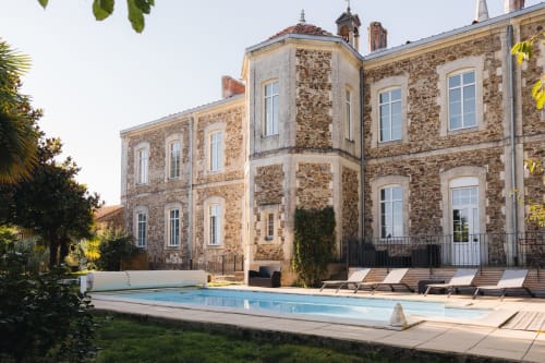 La Maison D'olivier, villa en pierre avec piscine à Mesnard La Barotière, France