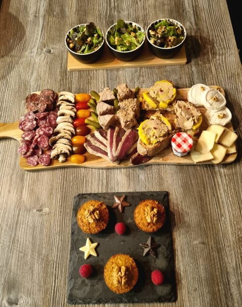 Planche périgourdine à déguster dans votre gite en dordogne