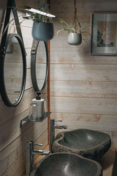 Treehouse bathroom | Treehouse Stay in Central France