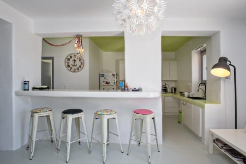 Bar/cuisine de la villa à Tinos